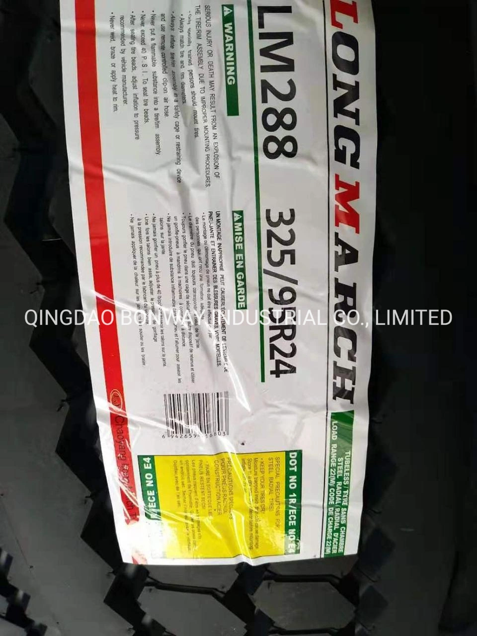 Longmarch/ Roadlux/ Triangle/ Linglong/ Chengshin Tyre High Quality 1200r24 1200r20