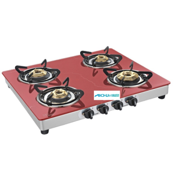 Cooktop de vidro temperado de cristal Marbello 4 queimadores