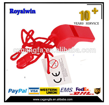 2015 new cheap custom whistle lanyard plastic whistle in bulk custom print whistle