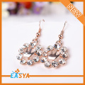 Trẻ em vàng Vương miện pha lê thả Earring giá rẻ