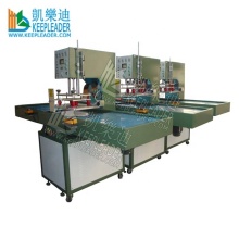 Pneumatic High Frequency Blister Packing Machine for Clamshell Transparent PVC + Printed Card Packing