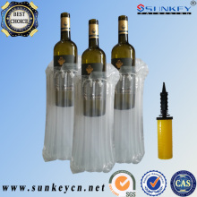 Transpraent glass bottle air inflating bag/wine air inflating bag