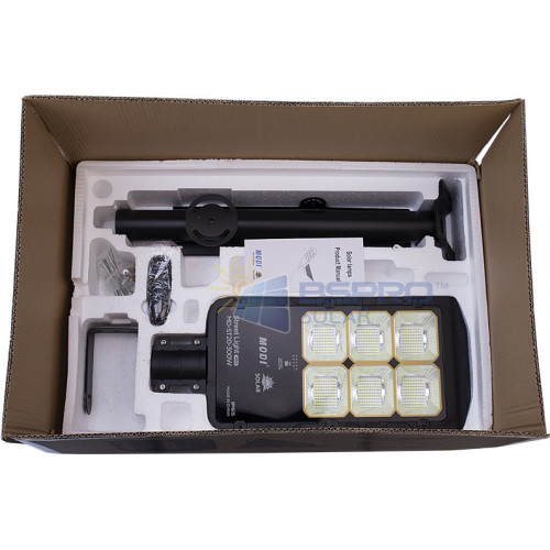 300W solar parking lot lights