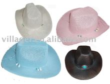 paper woven cowboy hat