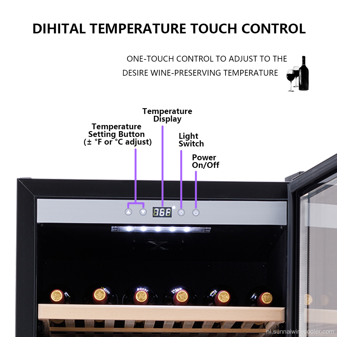 Heet verkopen 520L Compressor Wine Bottle Cooler