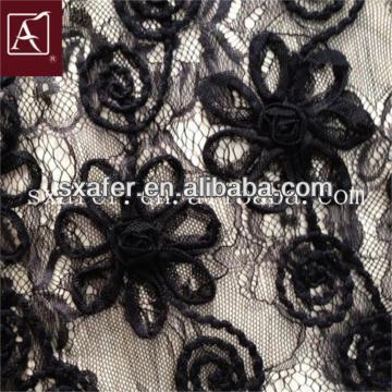 Fashion Embroidery Lace Curtain Fabric