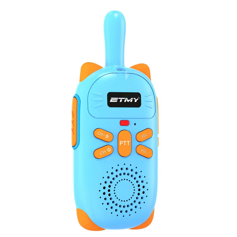 ET-K16 Pink  Kids Licence Free Walkie Talkie Rechargeable  0.5W 2W VHF UHFHand Held Radio for Children Outdoor Camping