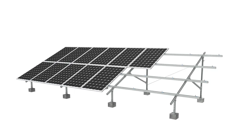 Ground Solar Energy Bracket PV Ground Mounting Structures System with Ground Screw
