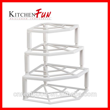 DIY Triangle Corner Rack , Kitchen Organizer,multi-tier corner organizer