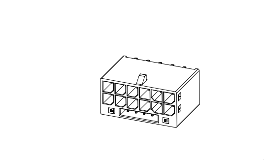 Molex 3.0mm PCI-E 12+4p 180 ° Wafer Connector Series