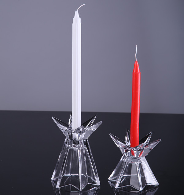 Set of 2 Unique Shine Star Candlestick Holder