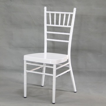 Iron Stacking White Chiavari Chair for Wedding