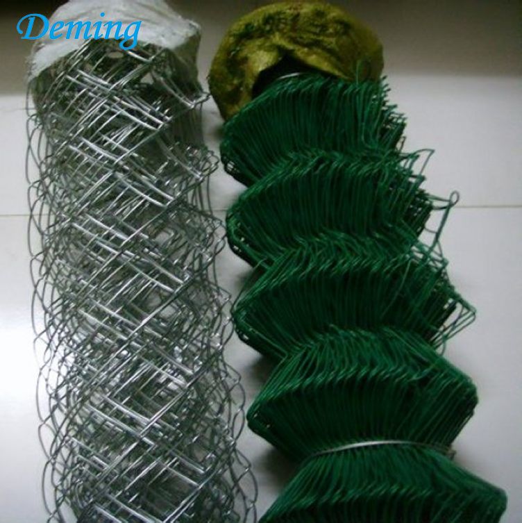Chain Link Mesh Fencing PVC Coated Chain fences