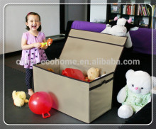 big toy storage box with mesh pocket