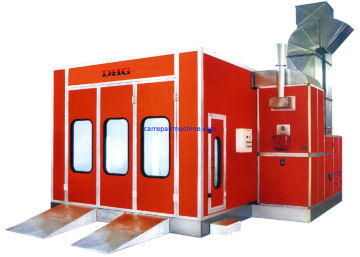 Electric Vehicle Down Draft Spray Booth , 220v Liquid Painting Booth