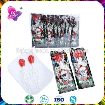 skeleton bone shape hard candy