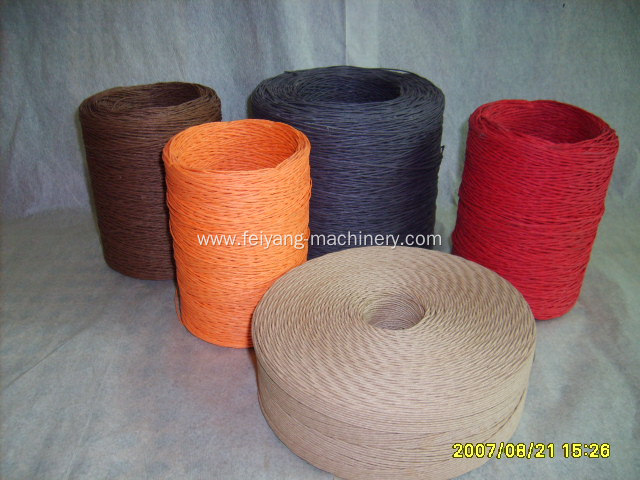 colorful twisted paper rope