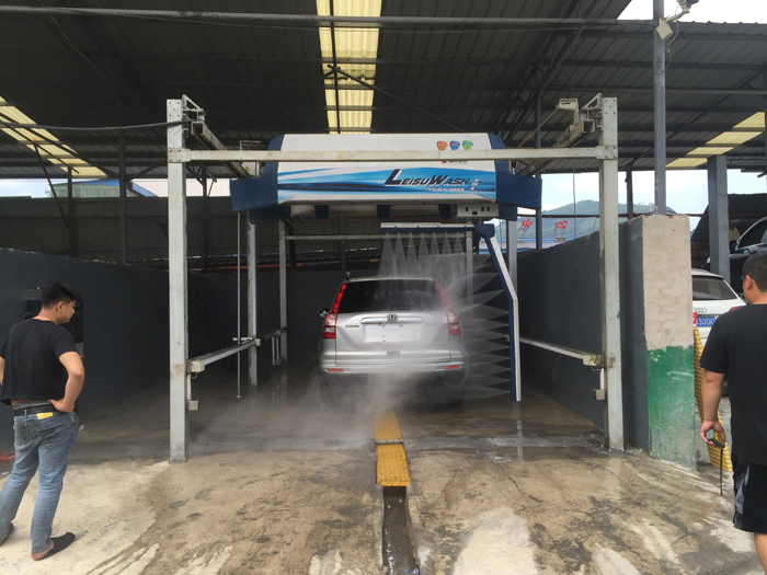 touchless car wash machine transfer
