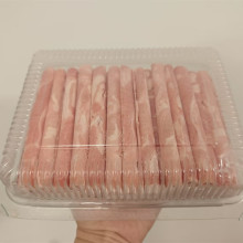 PET/PVC/PS/PP Meat frozen packaging box