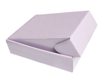 Pink Printing Folded Die Cutting Corrugated Paper Box