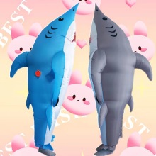 Blue Inflatable Dolphin Shark Costume - Hot Selling Halloween Cosplay