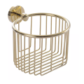 Brass Gold Polished Wall Hanging Bathroom Shelf Baskets