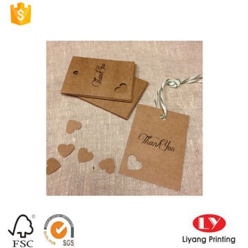 Fashion Kraft Paper Printed Tag for Clothes