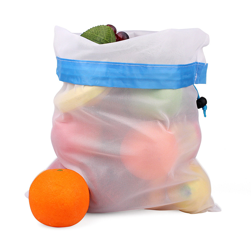 Vegetable Shopping Storage Reusable Produce Bags Organic Cotton