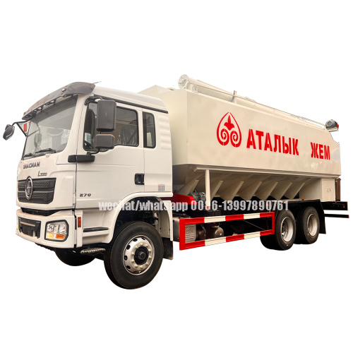 SHACMAN L3000 270HP 6X4 35,000liters Bulk Animal Feed Transport Truck( Electric System)