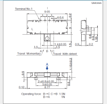 Bounce Slide Switch on the Left