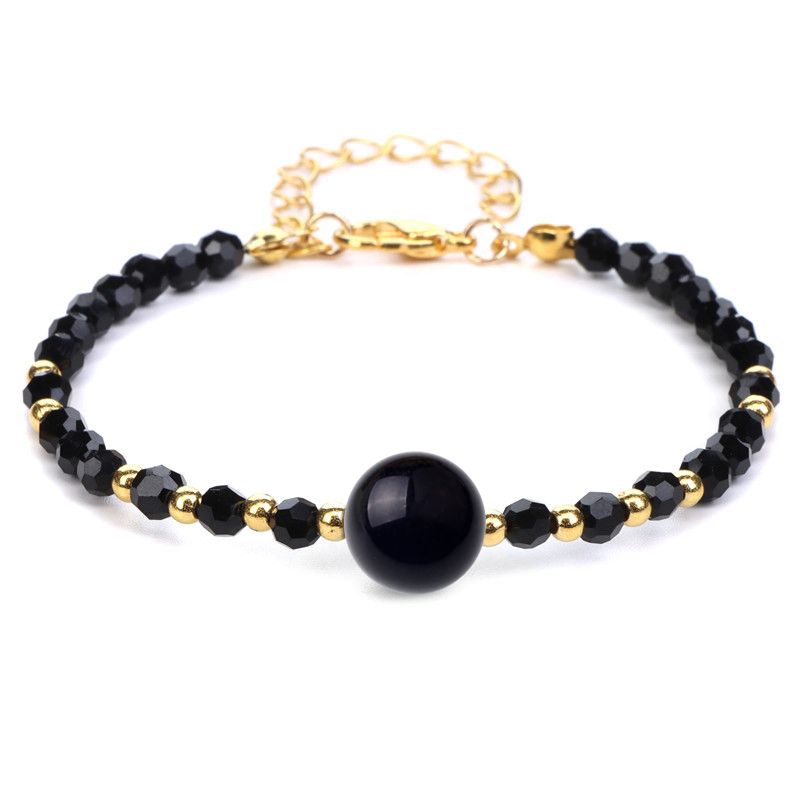 Braceletas de perlas de cristal facetadas de 4 mm con chakras de piedra de 10 mm cura meditación de yoga meditación relajante ansiedad para hombre para hombres