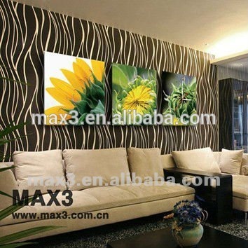 Sunflower modern designs wall clock poster clock