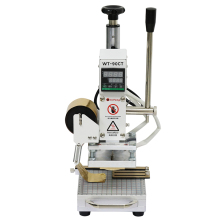 DIY Logo Stamp: Digital Hot Foil Stamping Machine for Leather Embossing
