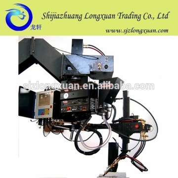 Hanging type automatic welding machine saddle