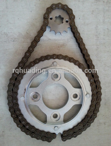 CG125 Complete Motorcycle Chain Sprocket Set