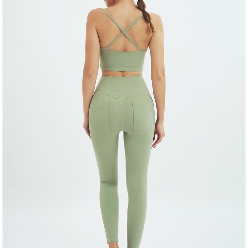 Ensemble d&#39;entraînement legging et soutien-gorge de yoga