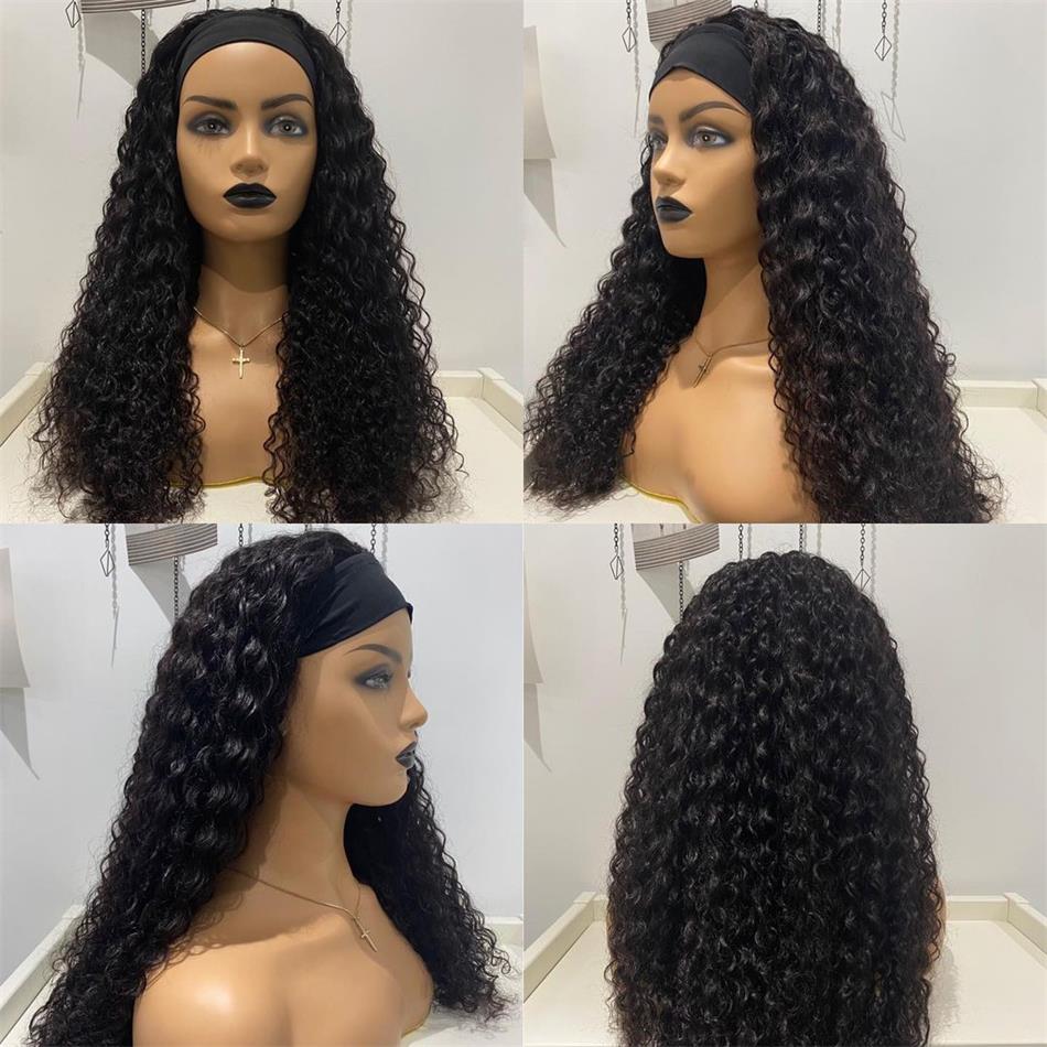 Wholesale Vendors Human Hair Extensions Wigs Brazilian Kinkly Curly Deep Wave Wigs Lace Front 360 Hd Frontal Wig For Black Women