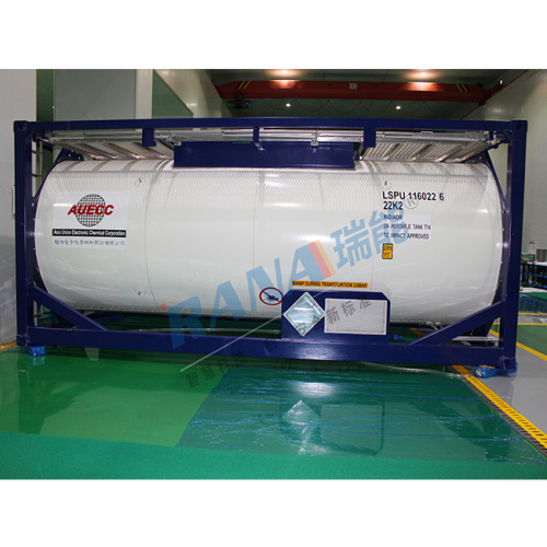 Lined PTFE wet electronic chemicals aqueous ammonia tank