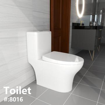 Sanitary Ware Bathroom P-Trap Ceramic Toilet Dual Flush