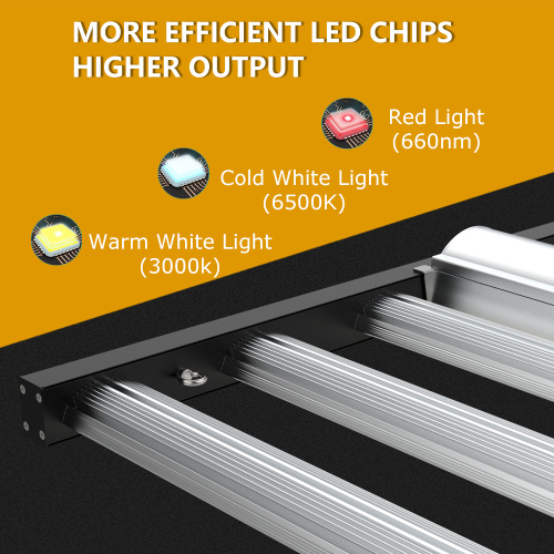 Melhor Preço 720W Folding LED Grow Light Bar