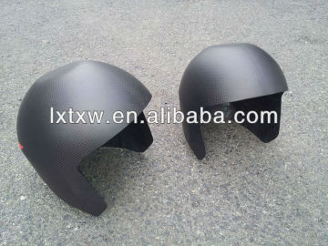 carbon fiber open helmet