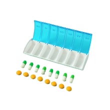 PP Plastic Single Pill Boxes - 7 Day Weekly Pill Organiser