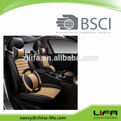 2017 new design fashion hot sale car seat cover/luxury leather seat cover/common size seat cover