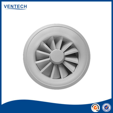 Air flow round swirl diffuser