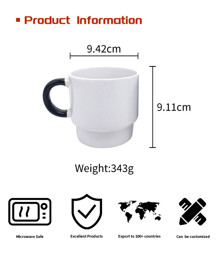 Competitive Price Customized Photo Printing sublimation stacks Mugs