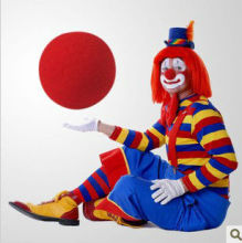 Clown Nose, 2" Red Sponge Kids Show Magic fancy dress