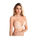 Push-up strapless kleverige zelfklevende onzichtbare rugloze bh