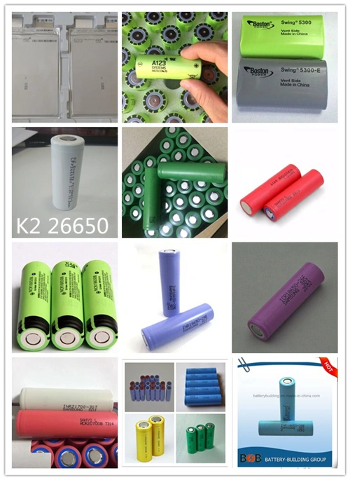 3.7V 2000mAh~5000mAh 18650 Rechargeable Lithium Battery