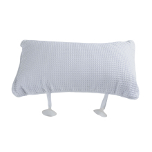 Relaxing Waffle Fabric Inflatable Bath Pillow with Suction Cups
