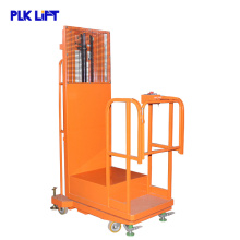 Semi Electric Warehouse Working Platform Order Truck